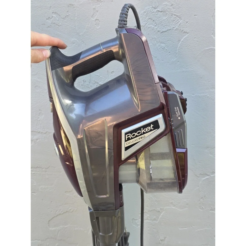 Shark Rocket Pro Deluxe Pro Corded Vacuum Maroon Good Condition